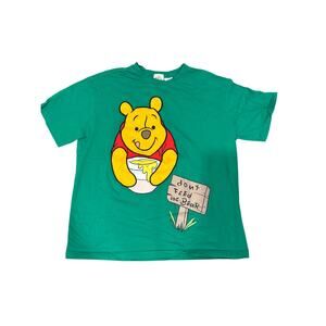 Winnie the Pooh and Rabbit Walt Disney World T-Shirt LARGE Don’t Feed the Bear